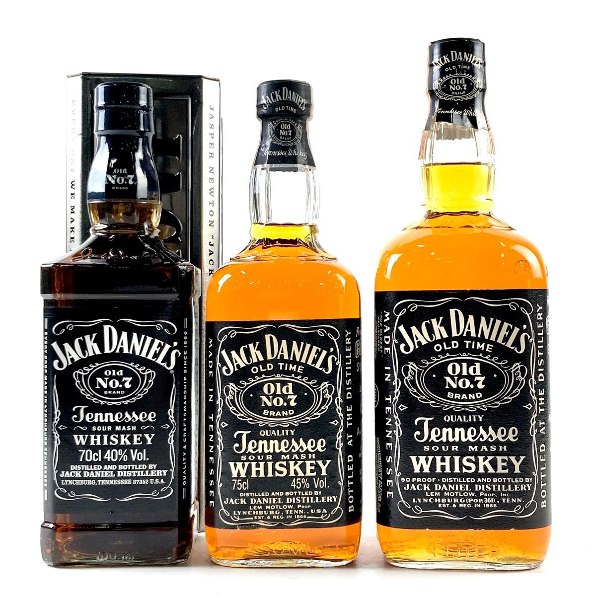 3本 ジャックダニエル JACK DANIELS オールド NO.7 アメリカン
