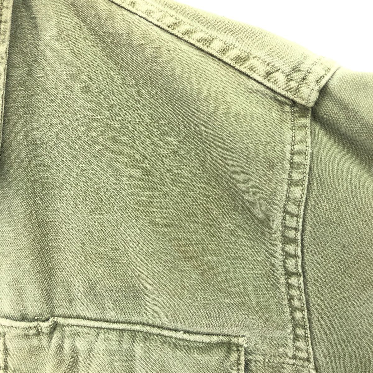 60s USMC ユーティリティシャツ p-58 60's USMC P-58 コットンサテン ユーティリティシャツ 表記(34