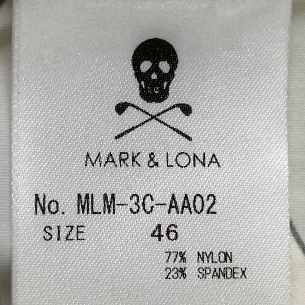 サイズ：46 MARK&LONA マークアンドロナ モックネック 半袖Tシャツ