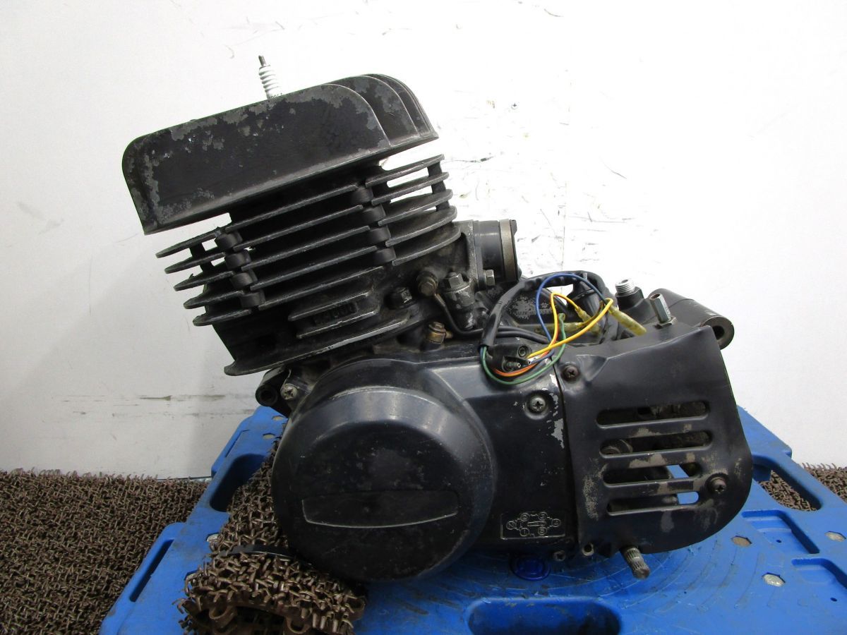 TS250 エンジン A6920 TS2504 始動 済み OH素材に スズキ TS2504 キャブ車 動画有