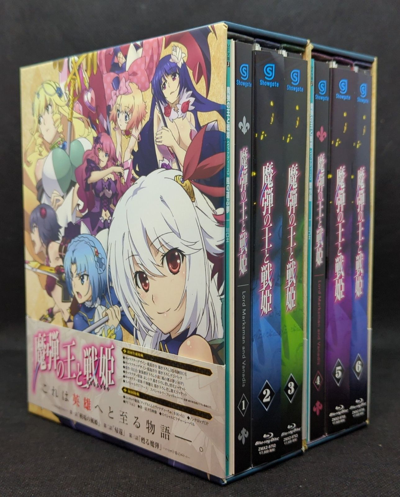 魔弾の王と戦姫 ヴァナディース 初回限定版 DVD 全6巻