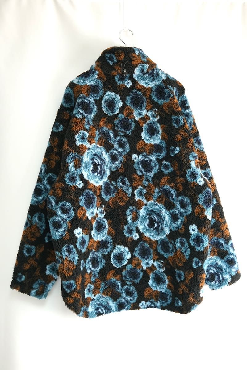 18AW Napa by Martin Rose Floral Fleece ナパ バイ マーティンローズ フローラル フリース ジップアップ  ブルゾン Lサイズ ブルー系 - メルカリ