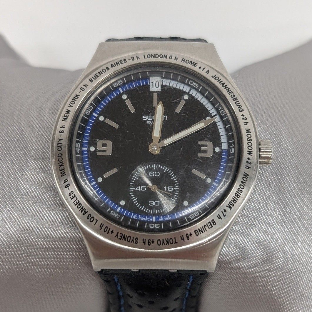 【稼働】スウォッチ アイロニー AG2001 時計 メンズ ヴィンテージウォッチ Yahoo!オークション -「swatch irony ag2001」の落札相場・落札価格