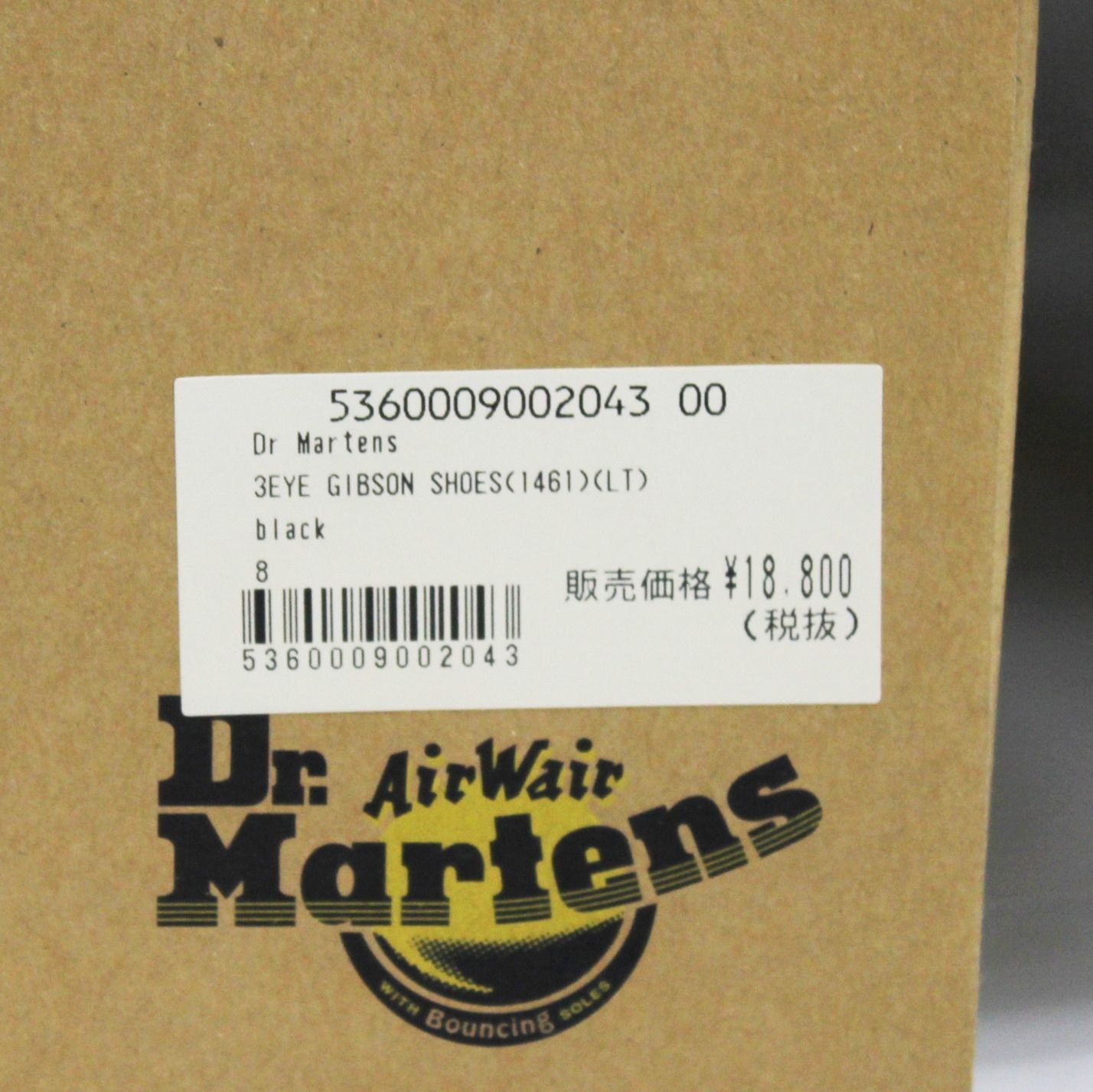 【未使用品】Dr. Martens 1461 3EYE GIBSON SHOE 11838002 27cm
