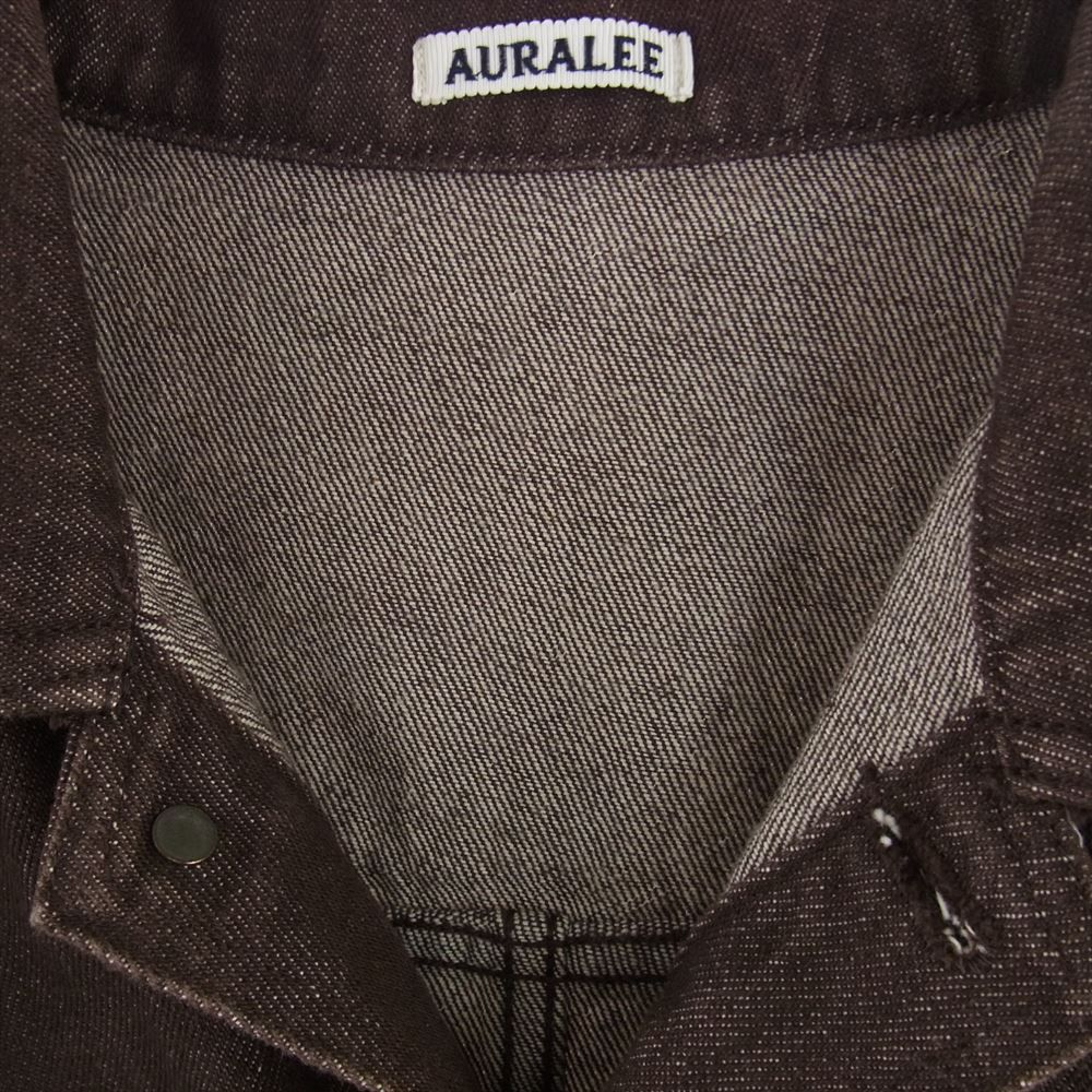 AURALEE オーラリー デニムジャケット 21AW A21AB03DM WASHED HARD 