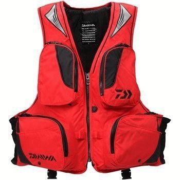 ダイワ　PEライトフロート DF-6305 ライフジャケット 調整可能 レッド DF-6305 PEライトフロート ダイワ(Daiwa)