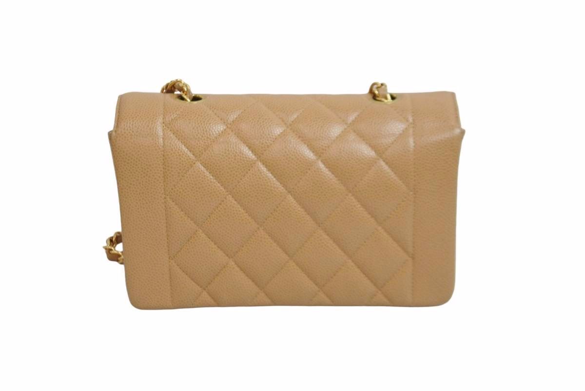 極美品 シャネル CHANEL 22cm ショルダーバッグ キャビアスキン ココ