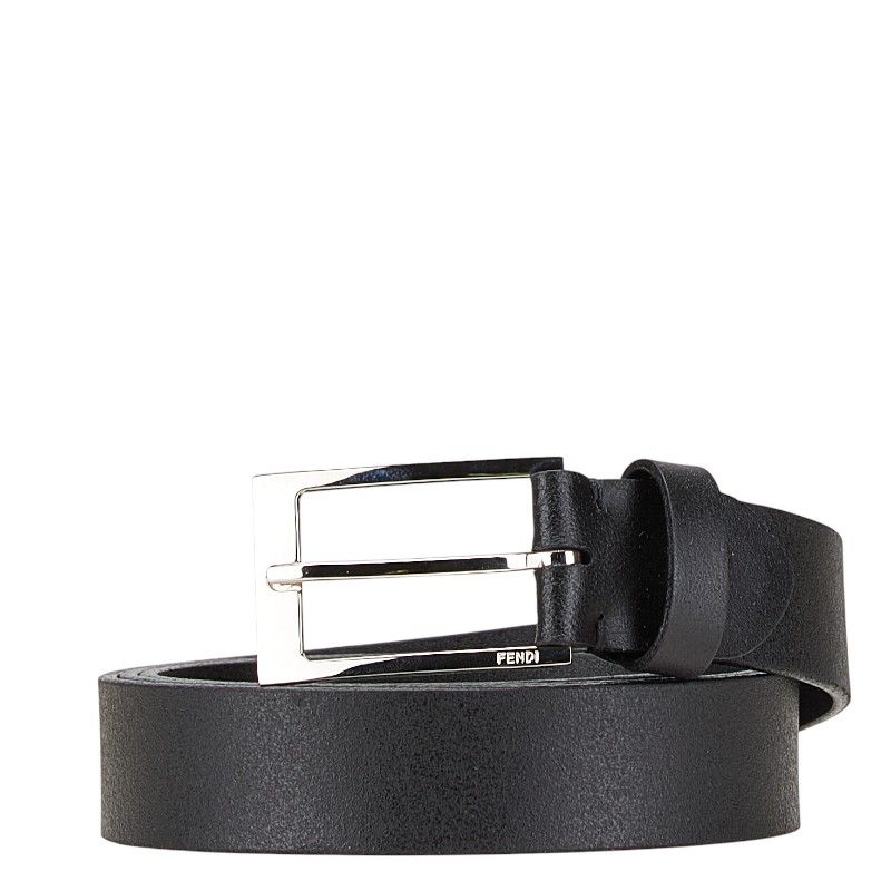 FENDI ￼フェンディ ベルト レザー 110/125ブラック FENDI 本革