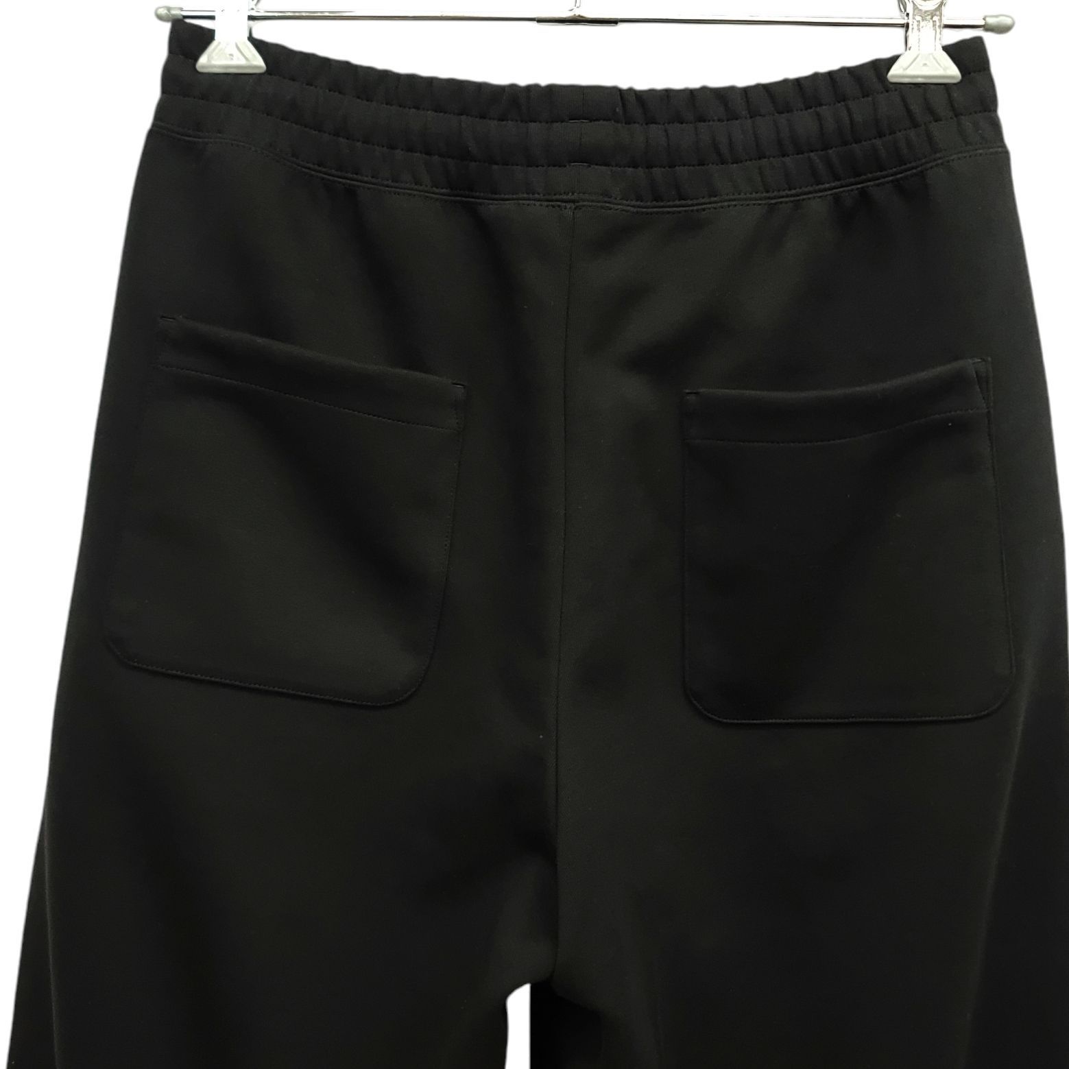 UNIQLO:C ワイドテーパードパンツ ブラック　471934　S　新品 S 【新品】ユニクロC スウェットワイドパンツ 丈標準 BLACK 新作