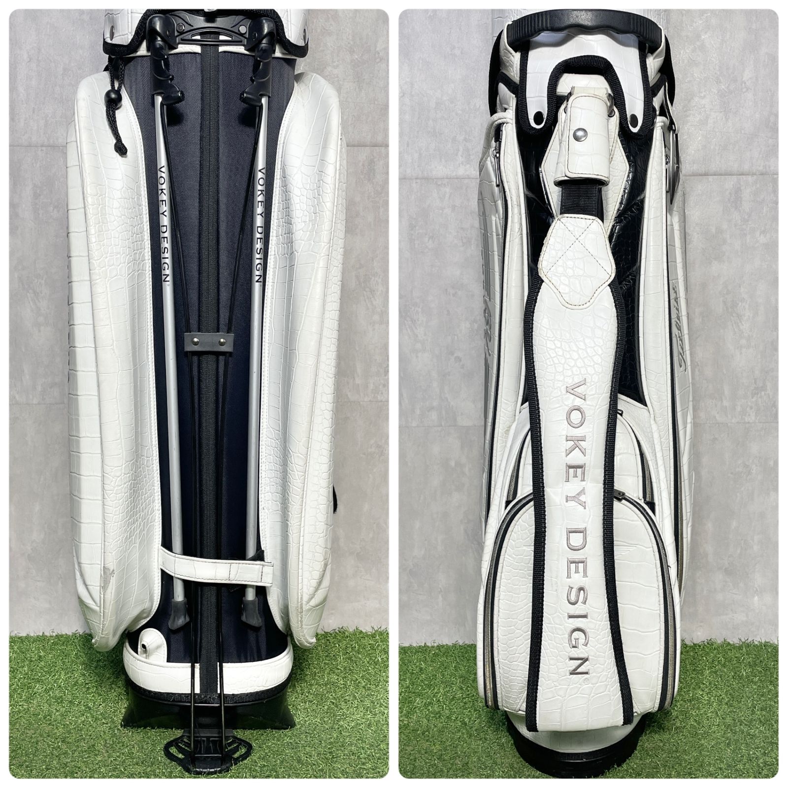 Vokey Design ゴルフバッグ ホワイト Titleist Caddie Bag VOKEY Design Limited Edition White 9.5