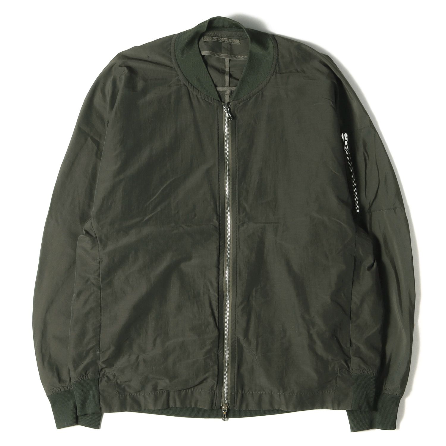 ATTACHMENT アタッチメント リネン混 ナイロン コットン タフタ MA-1