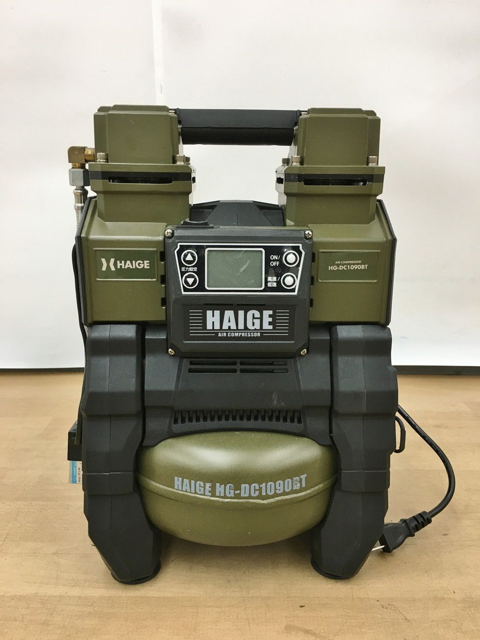 エアーコンプレッサー HG-DC1090BT ハイガー HAIGE タンク容量5L 2508LT277