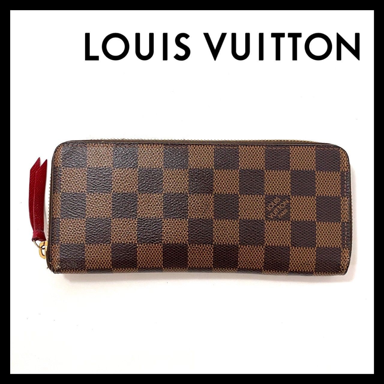 LOUIS VUITTON】ポルトフォイユ クレマンス ダミエ N60534 長財布