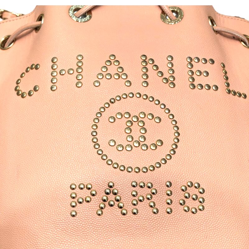 シャネル CHANEL ドーヴィルショルダーバッグ AS1045 ピンク レザー ...