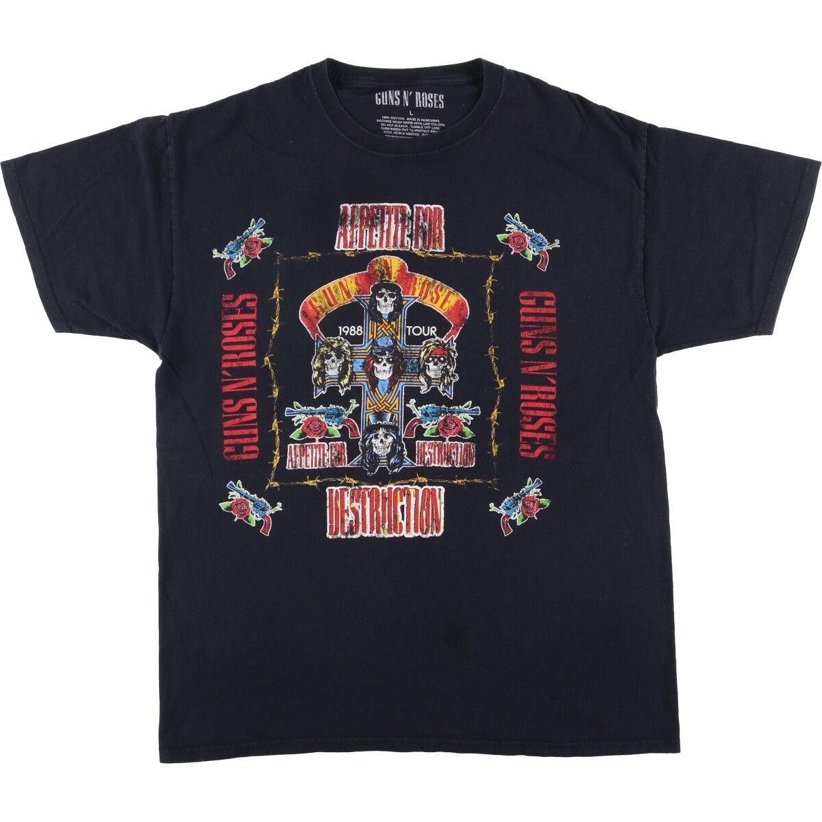 ガンズアンドローゼス　バンドTシャツ　2 ヴィンテージ 古着 GUNS N' ROSES ガンズアンドローゼズ バンドTシャツ バンT