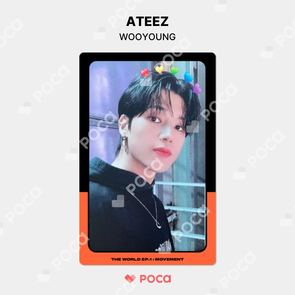 ATEEZ ウヨン Wooyoung トレカ サノク movement 人気沸騰】 ATEEZ］ウヨン サノクトレカ ポカ K-POP・アジア - K