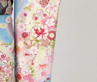 限定セールをすべて 振袖 身長148-163cm メルカリ - bl-031 青 着物・浴衣