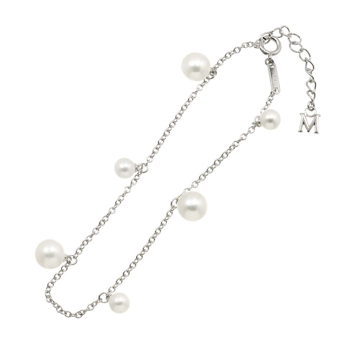 【MIKIMOTO】あこや真珠 ブレスレット K18 約7.3mm 415 MIKIMOTO】あこや真珠 ブレスレット K18 約7.3mm 415 - メルカリ