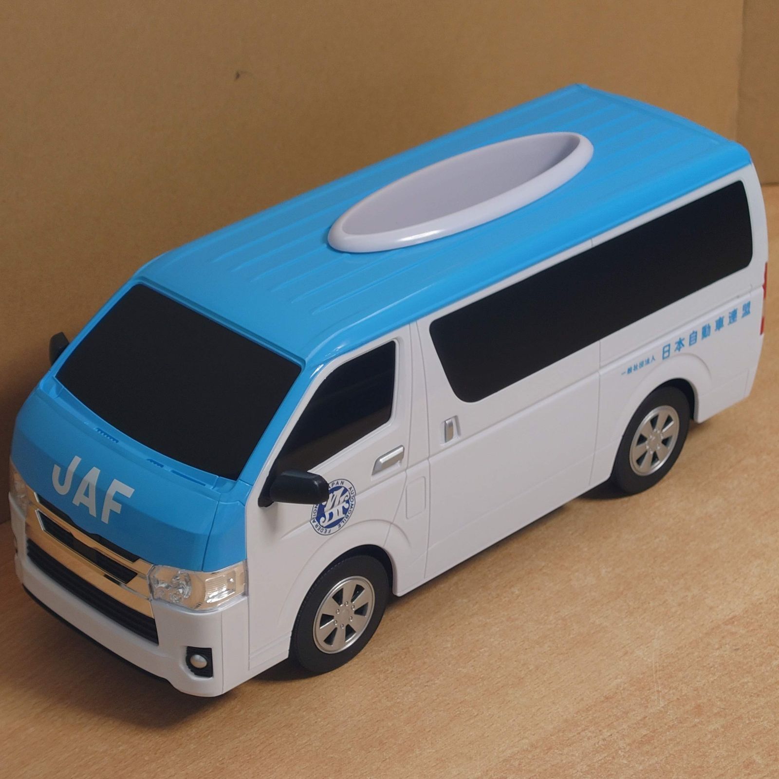 1/18 トヨタハイエース JAF(日本自動車連盟)版 ティッシュケース ティッシュケース トヨタハイエース JAF(日本自動車連盟) Ver