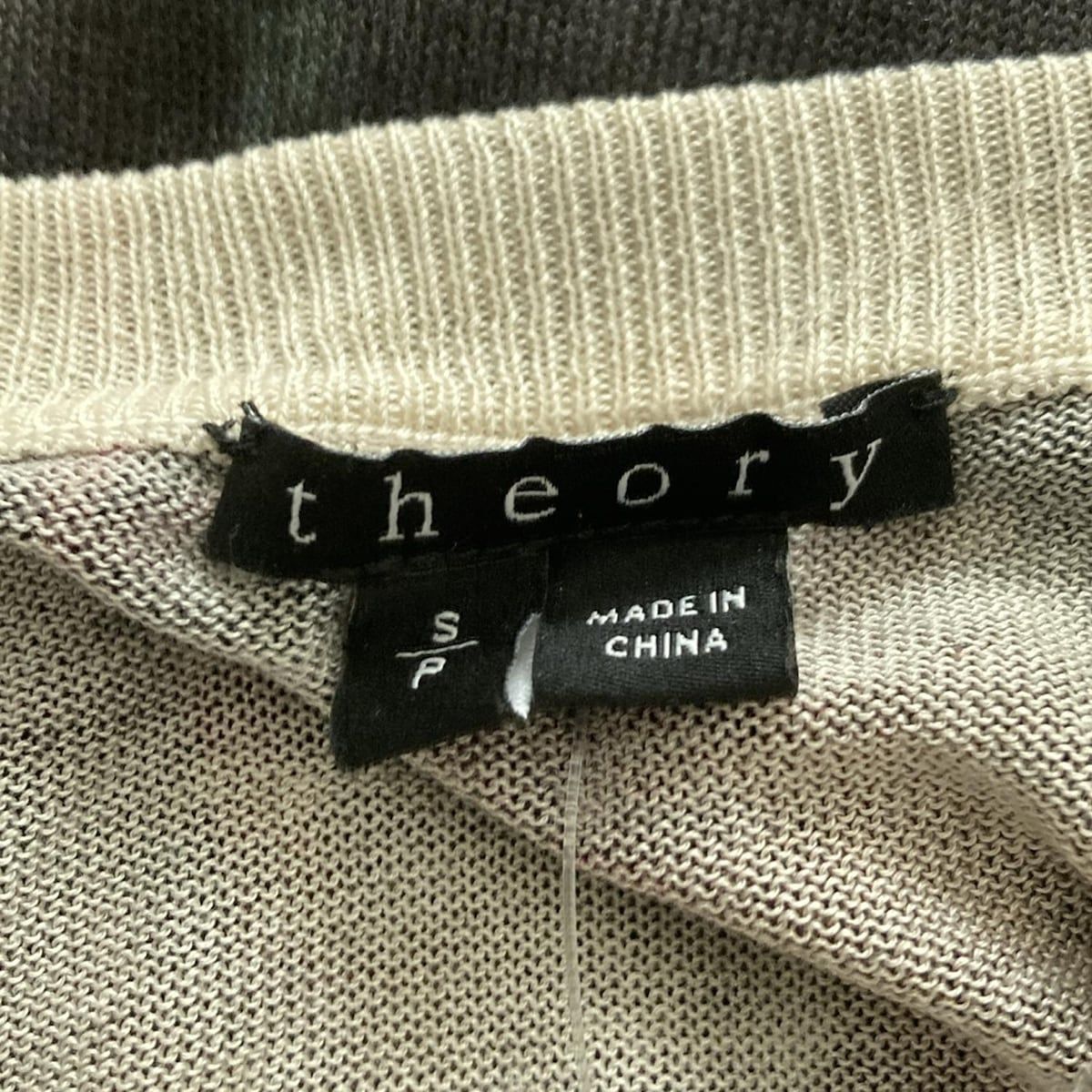 Theory - theory(セオリー) 長袖セーター サイズS レディース美品  - ダークブラウン theory(セオリー) 長袖セーター サイズS レディース - ダーク