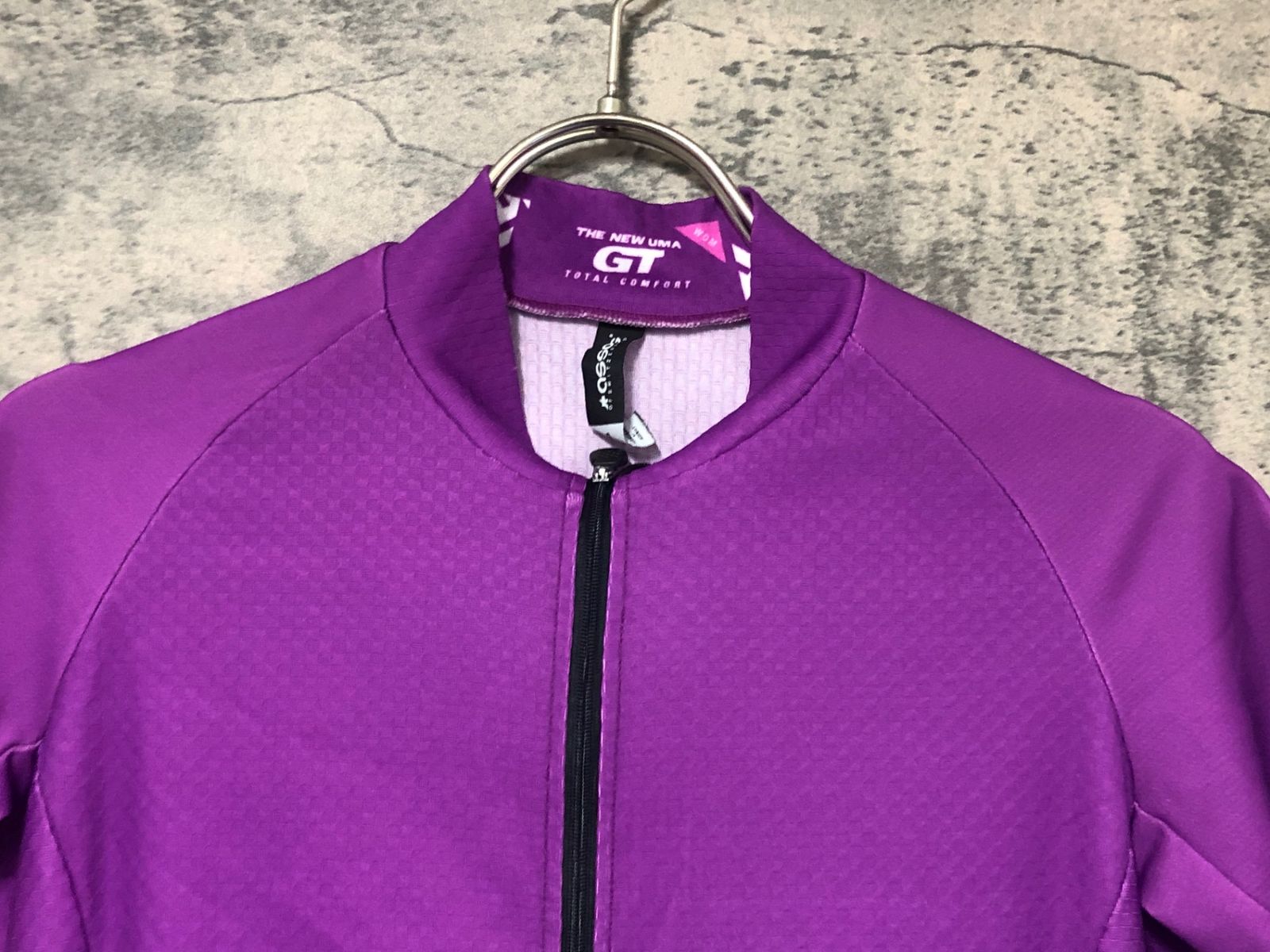 JK121 アソス Assos UMA GT SUMMER JERSEY C2 レディース 半袖 サイクルジャージ 紫 S