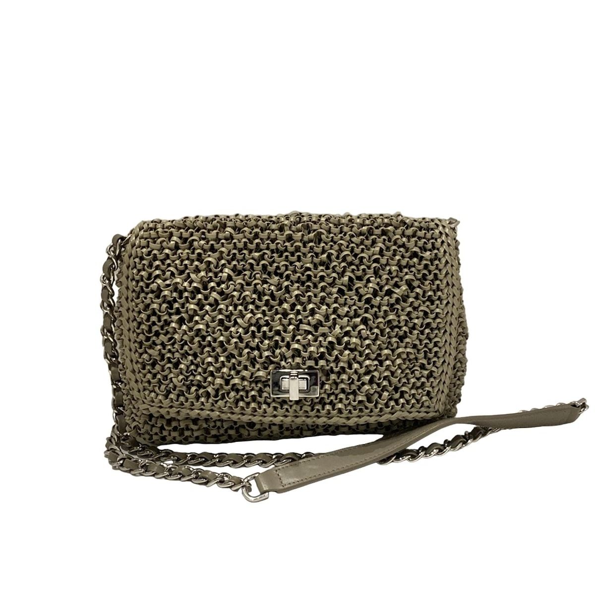 ANTEPRIMA(アンテプリマ) ショルダーバッグ美品 ワイヤーバッグ グレー  