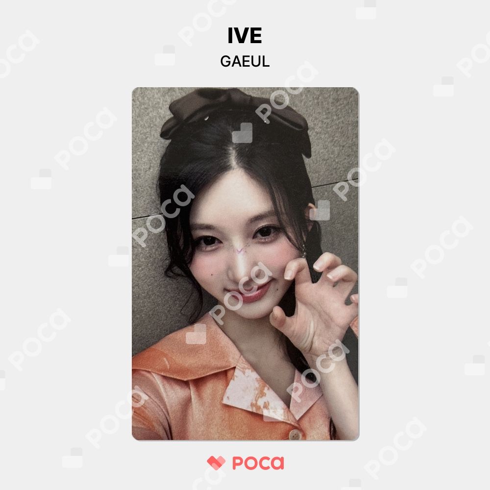 IVE Applemusic ヨントン サイン会応募 特典 トレカ ガウル IVE Applemusic ヨントン サイン会応募 特典 トレカ ガウル K