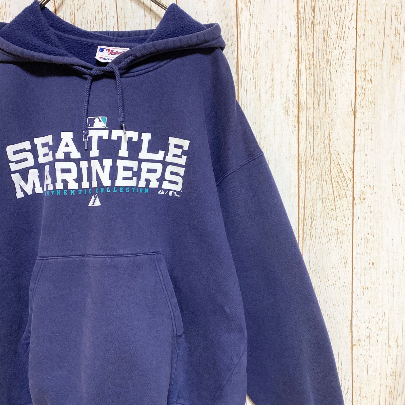 00s マジェスティック MLB シアトル・マリナーズ スウェットパーカー XL majestic マジェスティック MLB マリナーズ パーカー スウェット