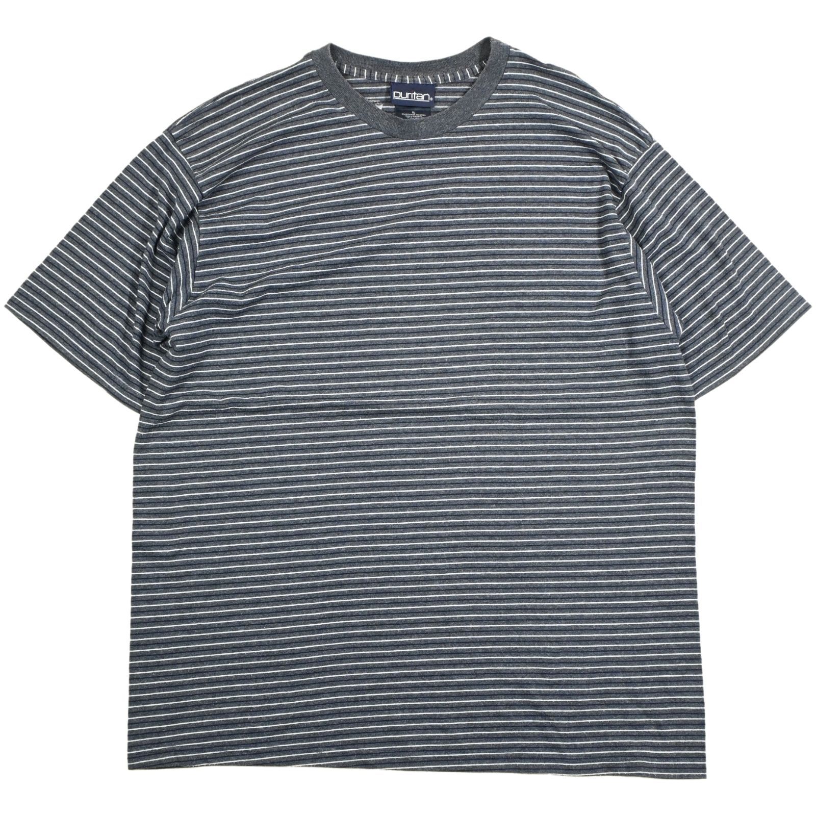 PURITAN ボーダー Tシャツ 90s puritan ピューリタン Tシャツ ボーダー - メルカリ