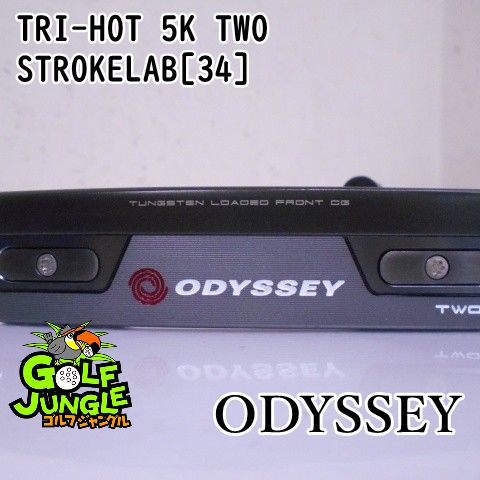 パター オデッセイ TRI-HOT 5K TWO STROKELAB 34 3 パター スチールカーボン シャフト おすすめ メンズ 右 6901
