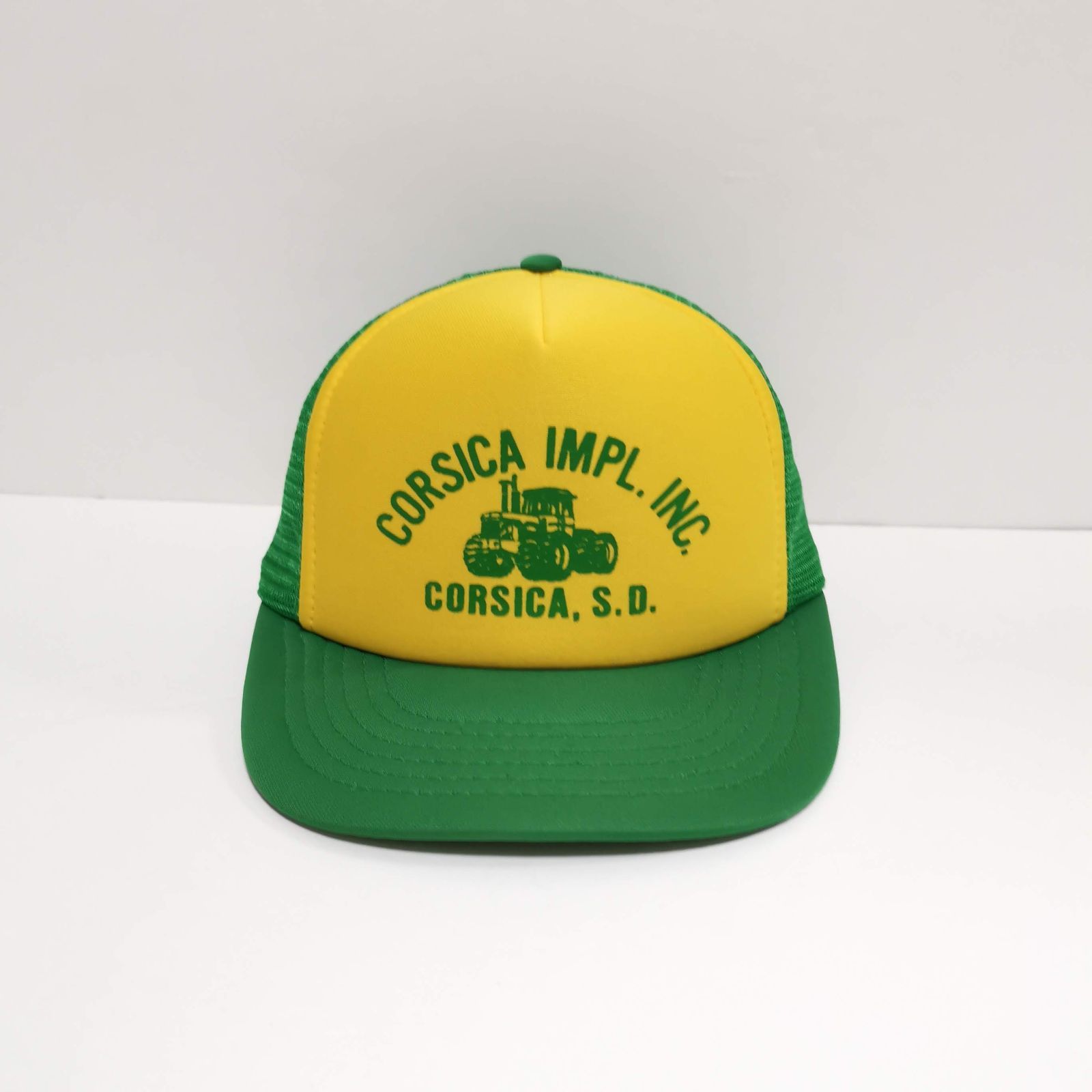 80s TRUCKER トラッカー メッシュ CAP キャップ 企業 USA