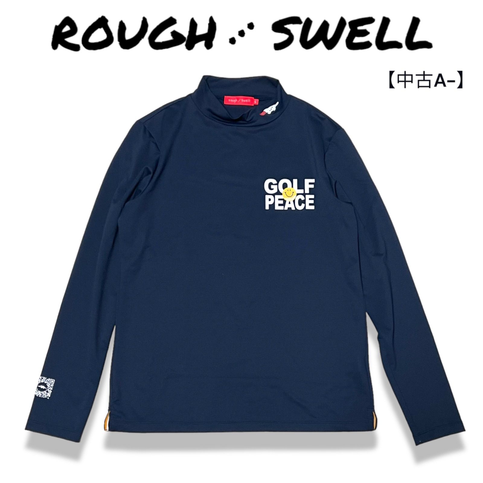 レディース 美品 ROUGH&SWELL モックネック 長袖シャツ サイズL  