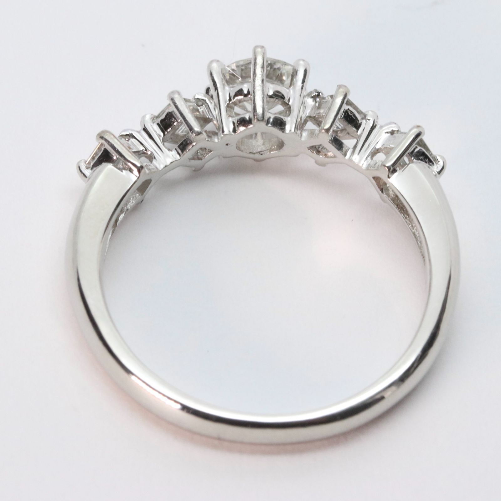 天然 ダイヤモンド 0.50ct Pt900 バゲット リング⁄24-2022S - メルカリ 