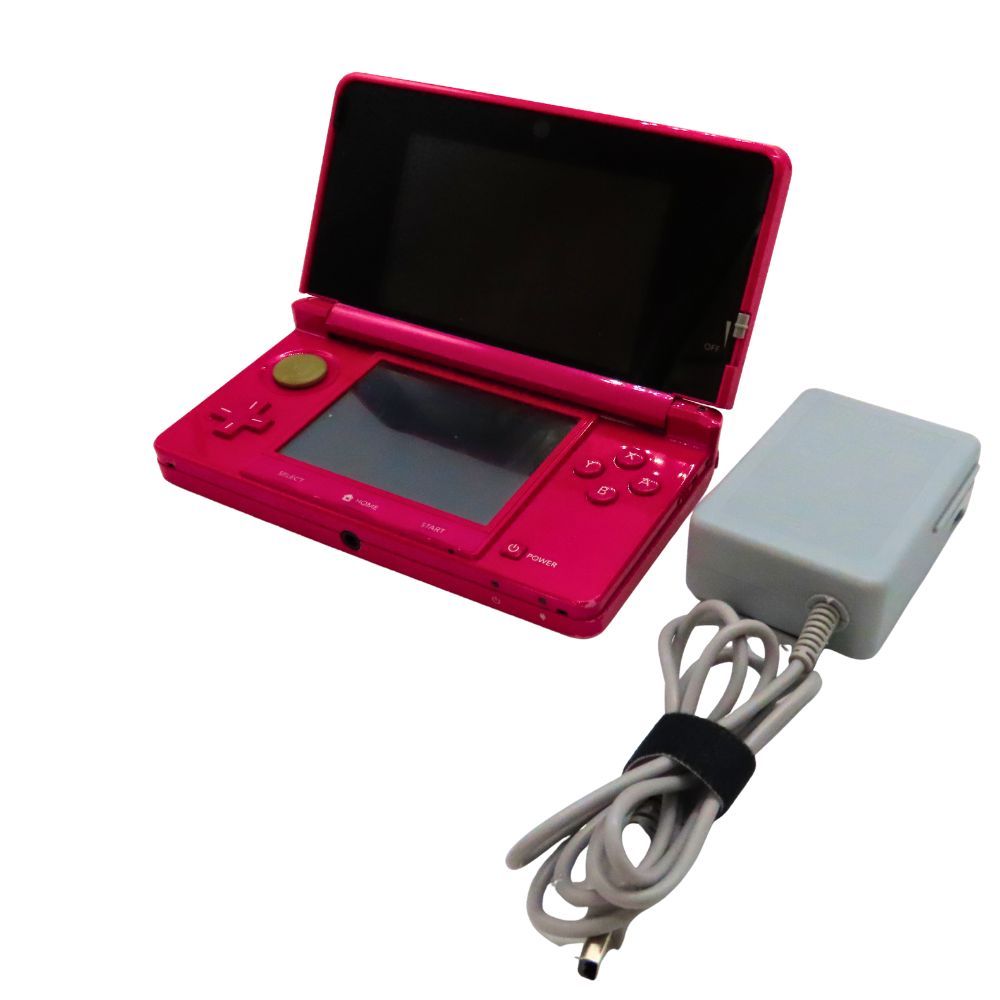 中古】 任天堂 ニンテンドー 3DS CTR-001 グロスピンク 本体