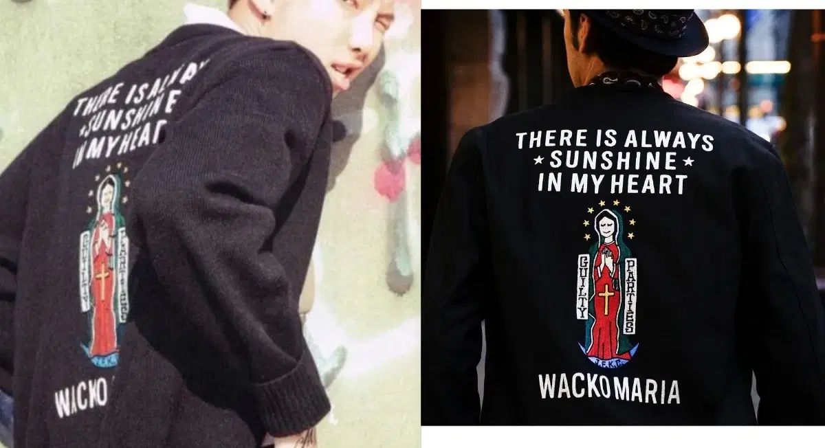 WACKO MARIA ワコマリア ブラックマリア 刺繡 リバーシブル ブーマー サイズ 2 韓国 倉庫 M