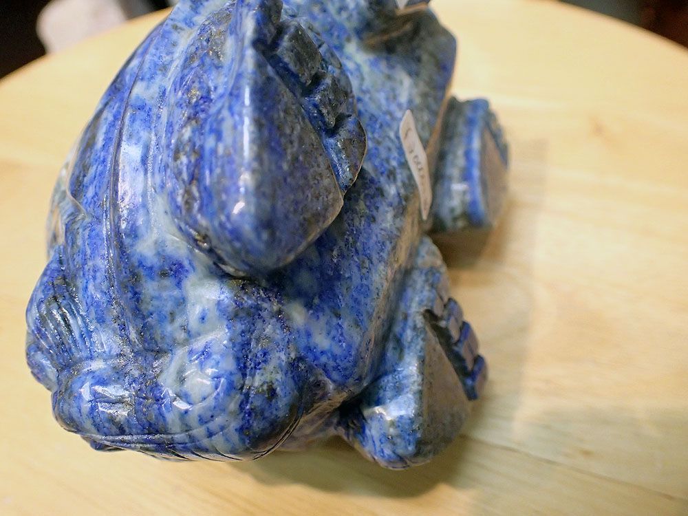 ラピスラズリー　亀置物 ラピスラズリー 亀置物 ラピスラズリー 亀置物