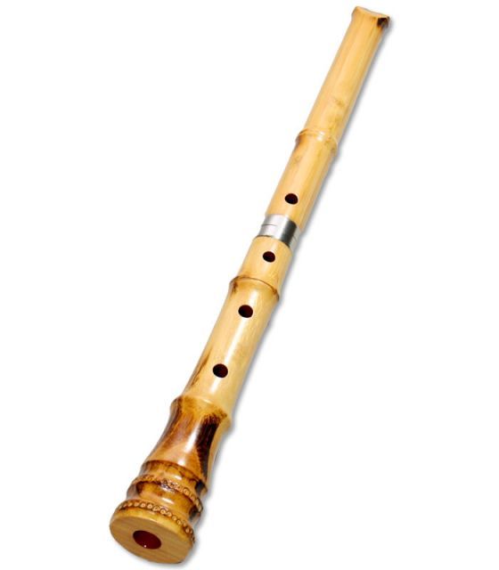 種類13:[13]琴古流1尺6寸/音孔の追加しない 蝴蝶宝 尺八 花合竹 曲管