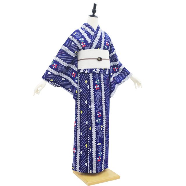 絞り　浴衣　美品 中古】 夏物 本場有松鳴海絞り 浴衣 リサイクル 有松 ゆかた