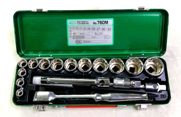TONE トネ 760M ソケットレンチセット 12.7差込角 アウトレット