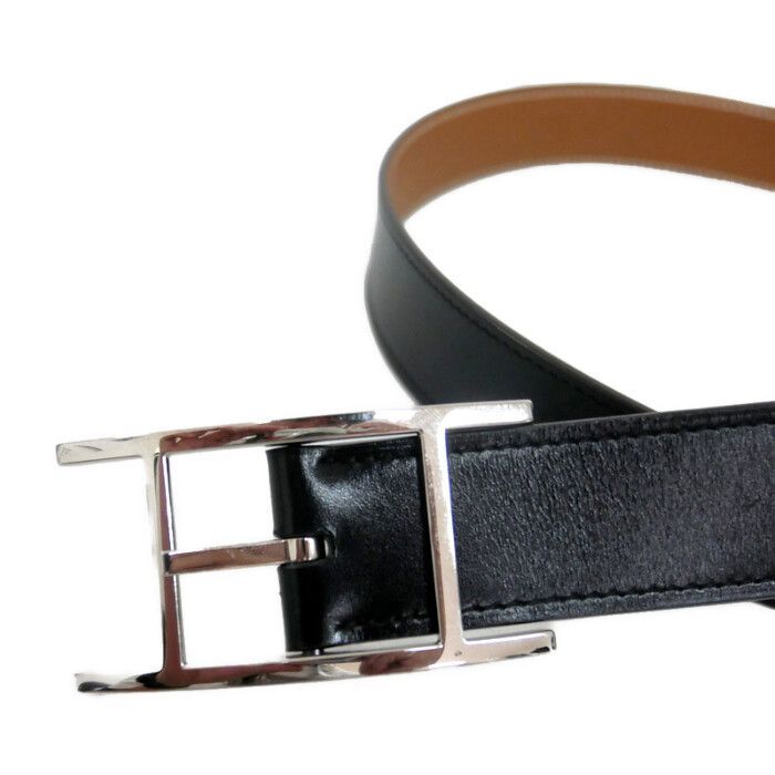 ◇エルメス◇レザー/リバーシブル/ベルト/刻印:□B/ブランド HERMES エルメス 国内正規 B刻印 カンタン リバーシブルベルト