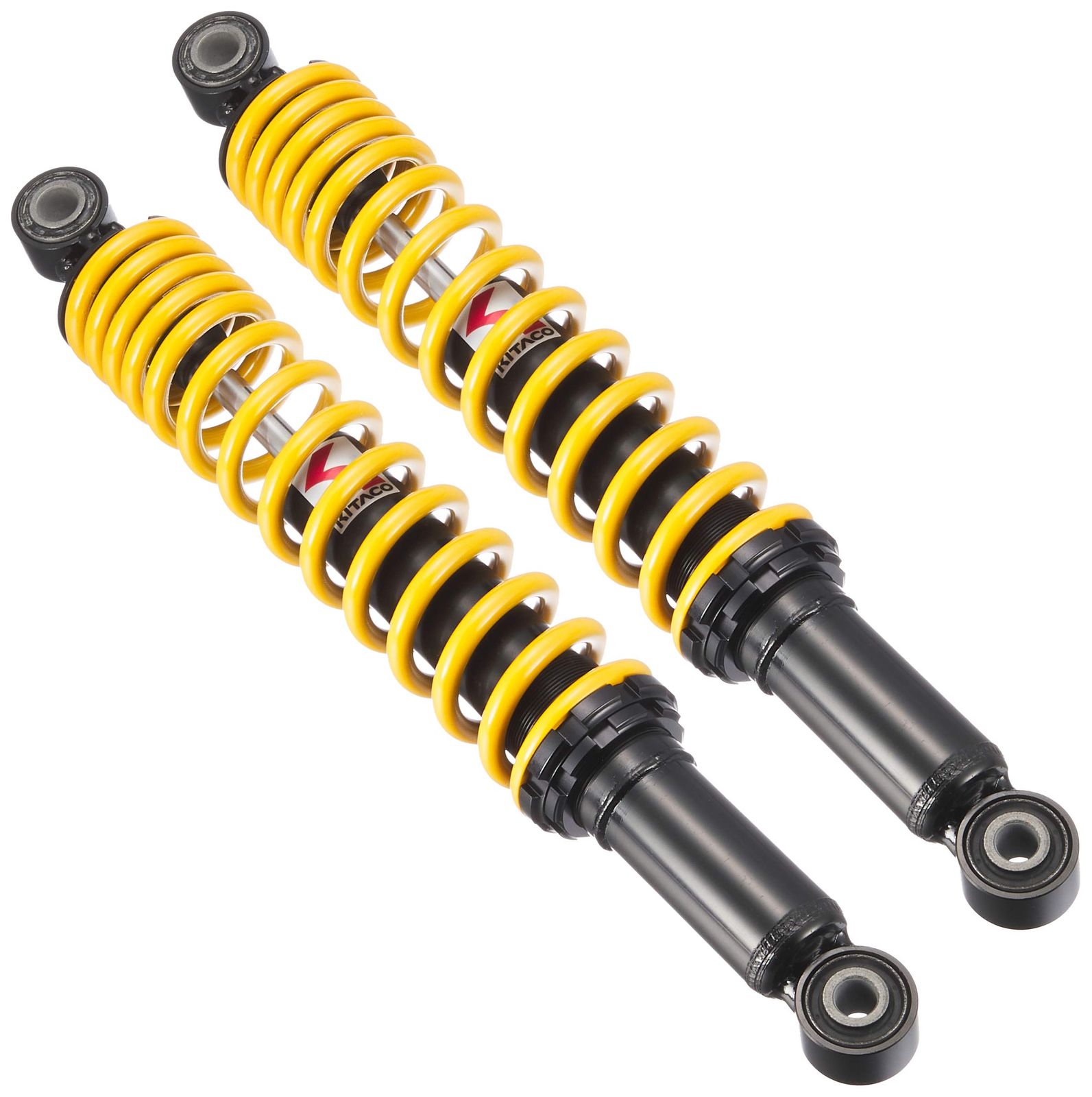 キタコ KITACO リアショックアブソーバー 2本1セット オイルダンパー採用 スーパーカブ50 AA09 |スーパーカブ110 JA44|JA10 イエロー 520-1439030