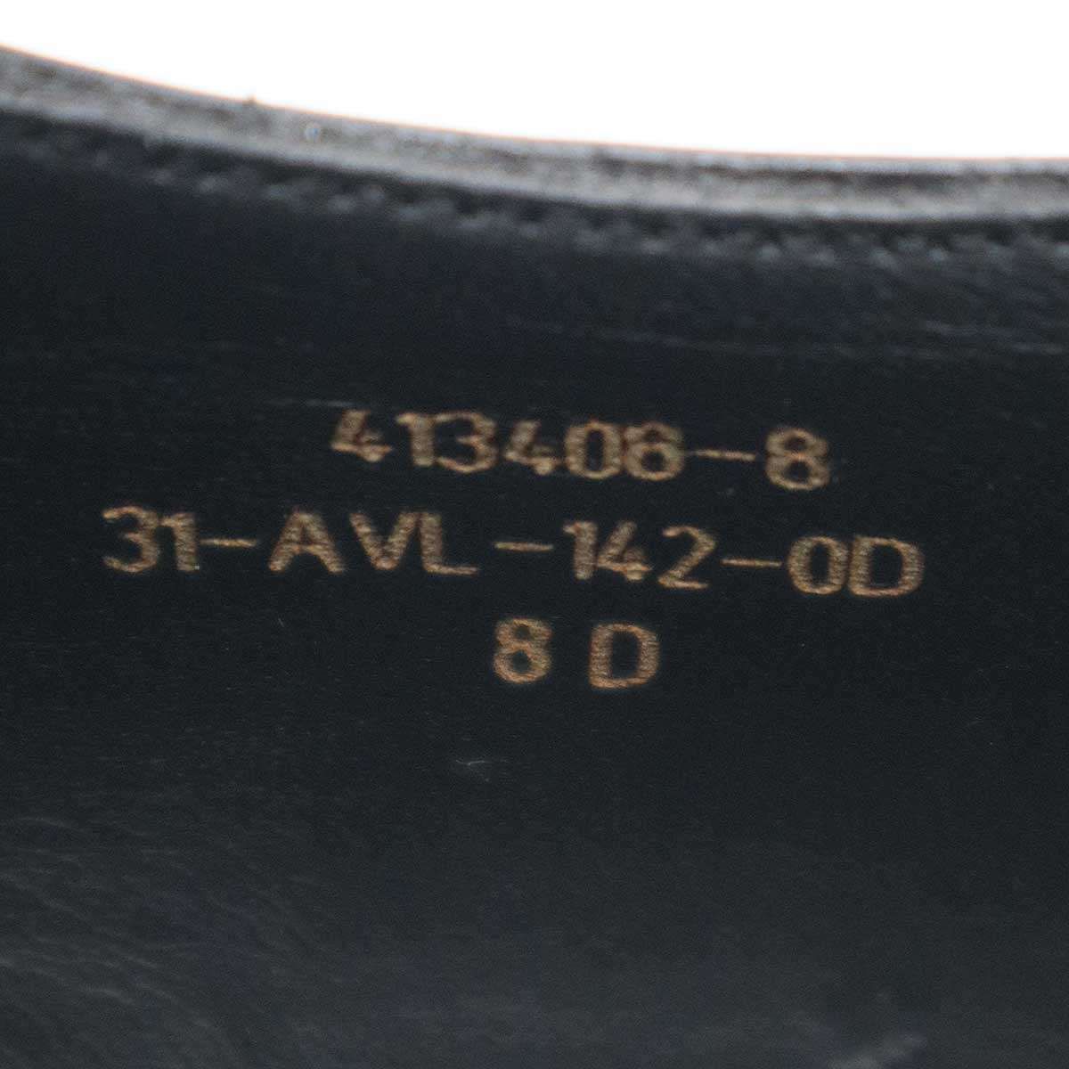 sacai×J.M WESTON サカイ ジェイエムウエストン Golf Derby ゴルフ ボックスカーフダービーシューズ 1531AVL1420D ブラック 8D