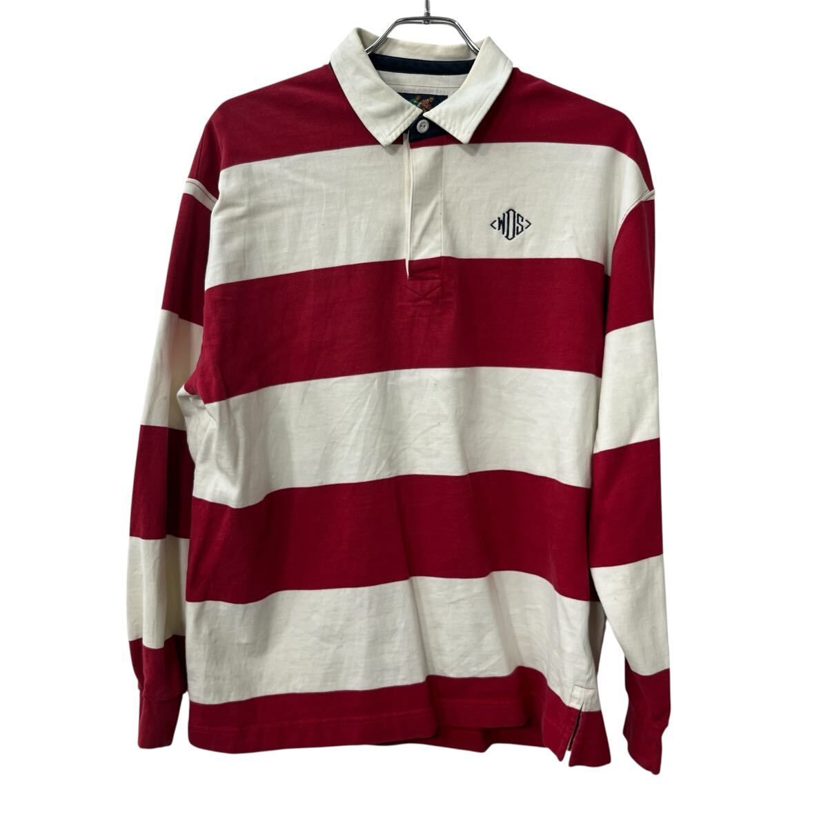 LANDS’END ラガーシャツ XL ラグビーシャツ 長袖 ポロシャツ 楽天市場】90's USA製 オールド □ LANDS'END ランズエンド