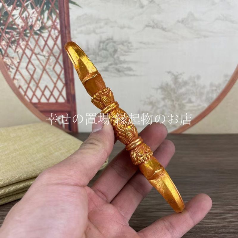 銅製 法器 象鼻金剛降魔杵 招財 辟邪 開運 装飾品 工芸品 置物 銅製 法器 象鼻金剛降魔杵 招財 辟邪 開運 装飾品 工芸品 置物