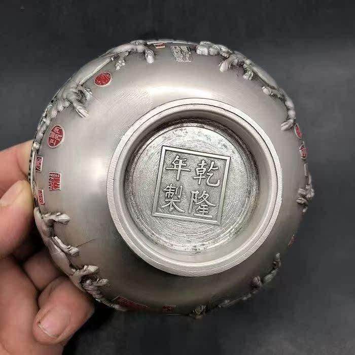 銅 細工 五牛碗 ひねり乾坤 開運 風水 招財 装飾品工芸品 美術品 置物 銅 細工 五牛碗 ひねり乾坤 開運 風水 招財 装飾品工芸品 美術品