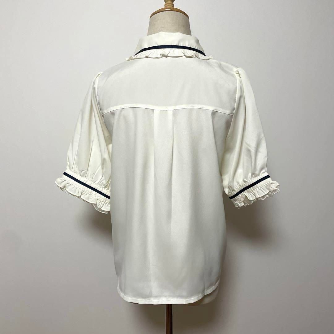 axes femme アクシーズファム Mサイズ シャツ アイボリー 薄手 - メルカリ