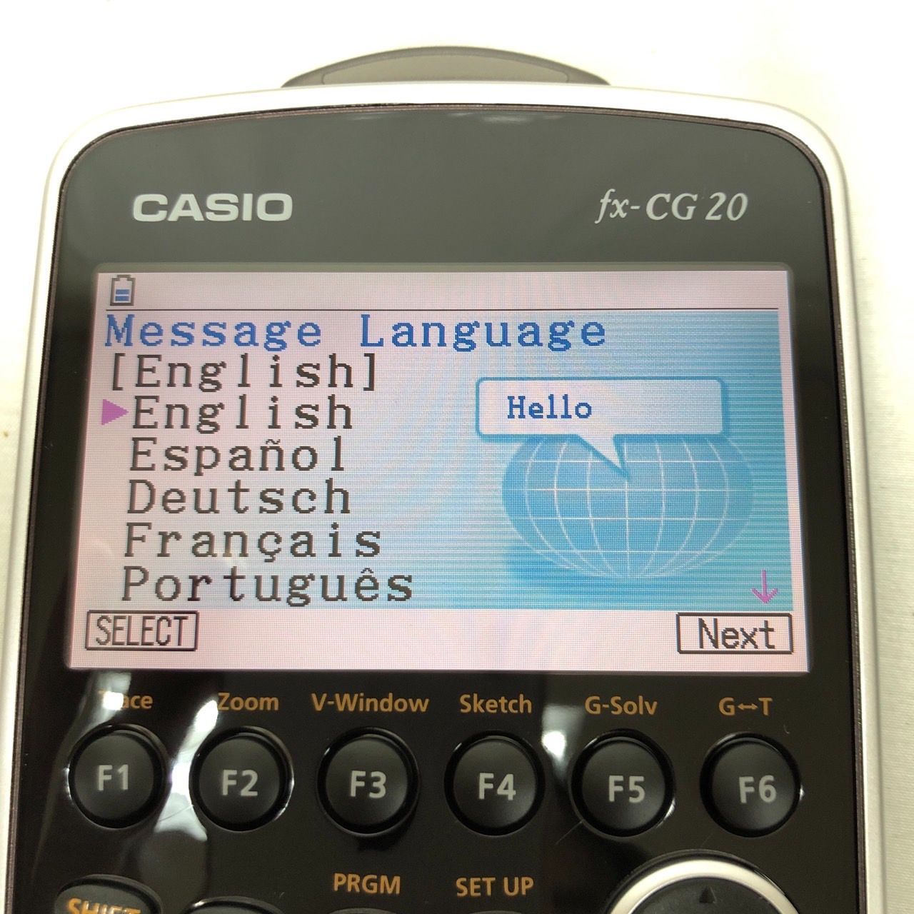 CASIO カシオ グラフ関数電卓 fx-CG20 高精細フルドットカラー