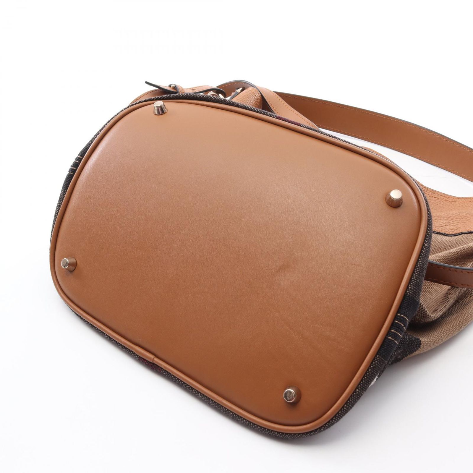 バーバリー BURBERRY ショルダーバッグ ノバチェック ブラウン