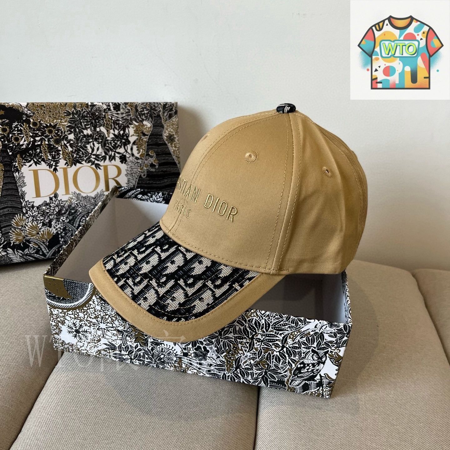 Dior キッズ ベースボールキャップ ❣️新品未使用❗️サイズＴ3 キッズも大人もクールにディオール＊Dior キッズ キャップ (Dior