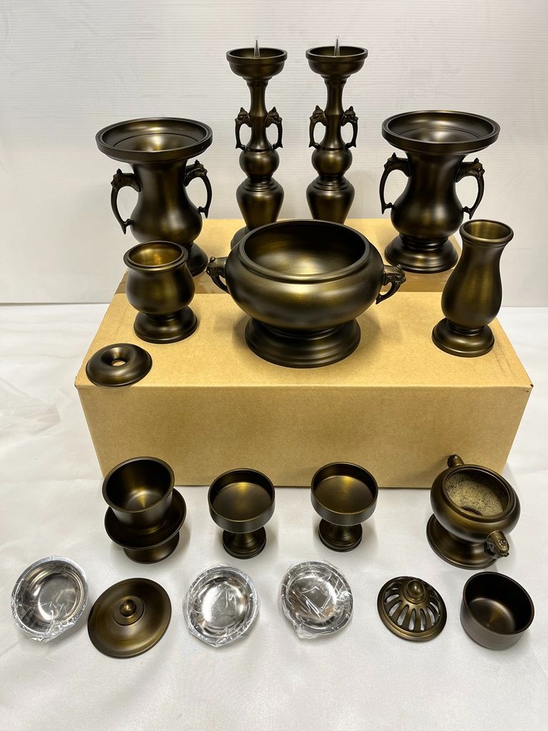 韓国インスドン女流作家蝋燭立　釉薬コバルトと24金箔　前衛陶芸　銘銘有 韓国インスドン女流作家蝋燭立 釉薬コバルトと24金箔 前衛陶芸 銘銘有